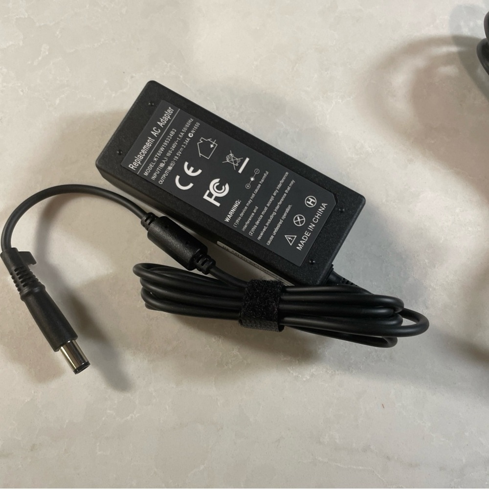 65W 19.5V 3.34A AC Adapter Charger 7.4 x5.0mm Black Tip - designed for Dell